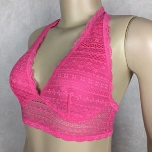 Victoria’s Secret Hot Pink Halter Bralette